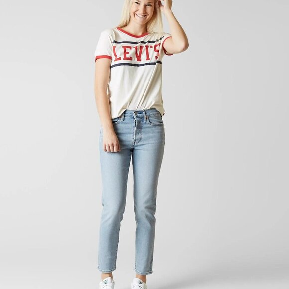 Levi's Wedgie High Rise Stretch Jean - Size 25 - Picture 2 of 8